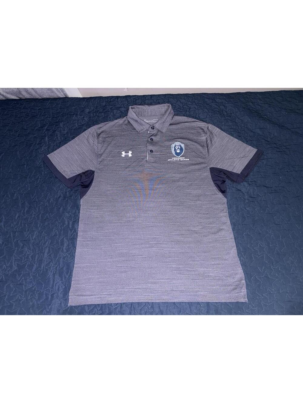 Under Armour HeatGear Polo Mens Large Old Dominion Monarchs Band Golf